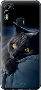 Чохол на Infinix Hot 11 Play Димчастий кіт "825u-2756-2448"