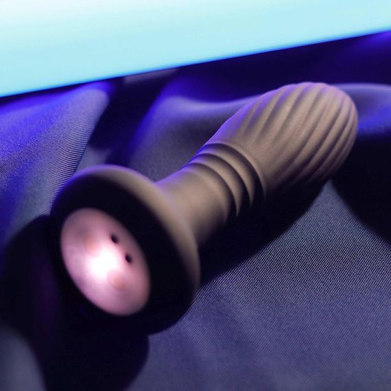 Анальна пробка - Thrusting Anal Plug Black Sex Aura | Зображення 9