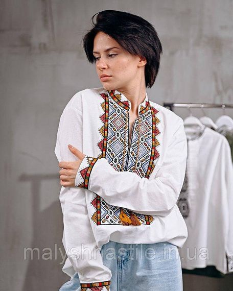 Женская Рубашка вышиванка color ПП7440 | Зображення 4