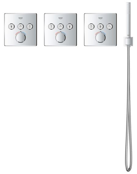 Шланговое подключение с держателем Grohe Euphoria Cube (26370000) | Зображення 1