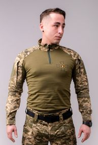 Тактична сорочка убакс з довгим рукавом олива 64