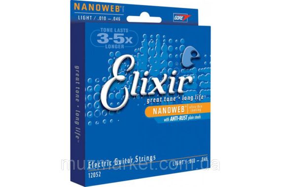 Струни для електрогітар ELIXIR EL NW L | Зображення 1
