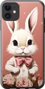 Чохол на iPhone 11 Зайчик із пластику FCh_005607