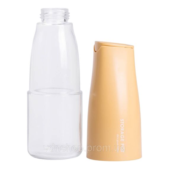 Пляшка для соняшникової олії з гравітаційною кришкою 500 мл пляшка для олії з дозатором Жовтий HP-34-9Y | Зображення 3