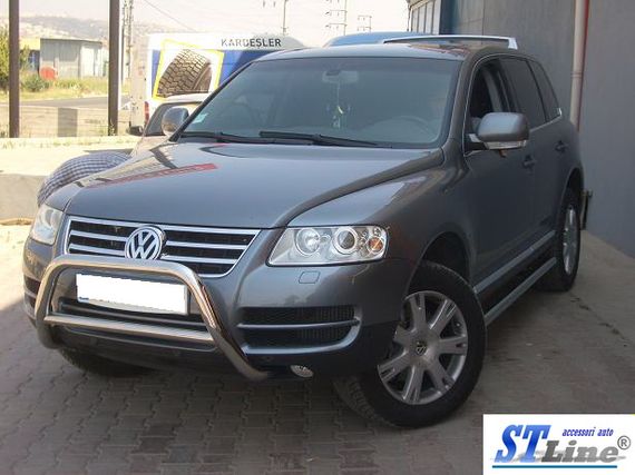 Кенгурятник WT005 Colt (нерж) для Volkswagen Touareg 2002-2010 рр | Зображення 6