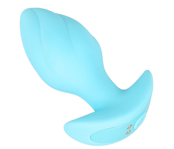 Анальна пробка з вібрацією Vibrating Mini Butt Plug Blue Sex Aura | Зображення 6