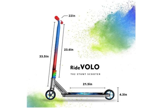 Самокат трюковий Ride Volo Silver T02 | Зображення 1