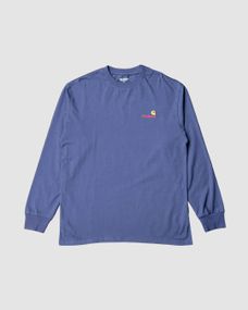Лонгслив Carhartt WIP Script Long Sleeve T-Shirt Navy L