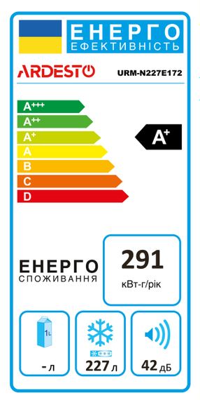 Морозильна камера ARDESTO, білий (URM-N227E172) | Зображення 8