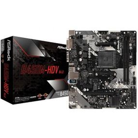 Материнская плата ASRock B450M-HDV R4.0 (B450M-HDV R4.0)