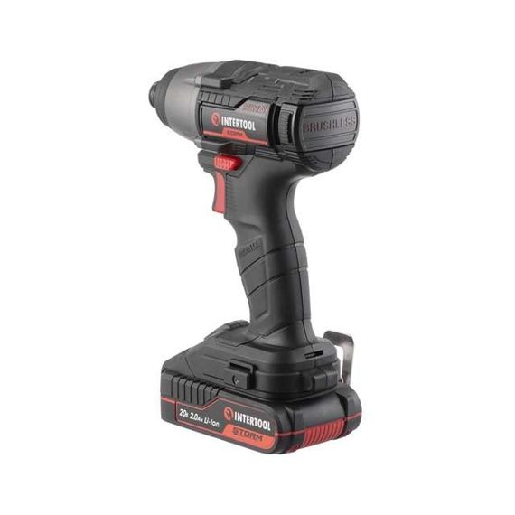 Шуруповерт аккумуляторный Intertool - 20 В x 2 Ач Li-Ion Brushless Storm (WT-0362) | Зображення 2