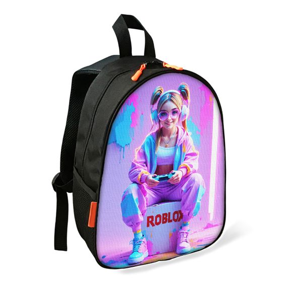 Рюкзак детский Roblox школьный/городской 34х27х13 см для девочки (02556)