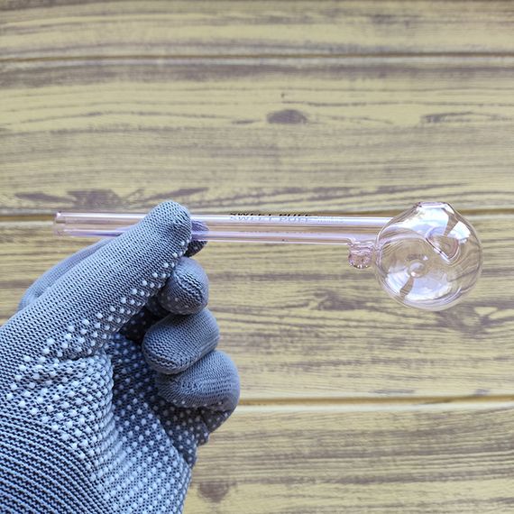 Стеклянная трубка Turn Color Oil Pink | Зображення 1