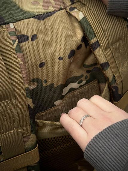 Тактичний рюкзак військовий мультикам з прапором Сша Multicam Usa штурмовий армійський рюкзак 45Л | Зображення 7