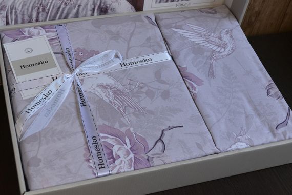 Постельное белье First Choice Homesko Ranforce 160 х 220 см Ibiza Lilac | Зображення 3