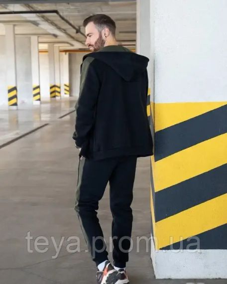 Спортивний костюм колір чорний розміри S, XXL FI_005505 | Зображення 2
