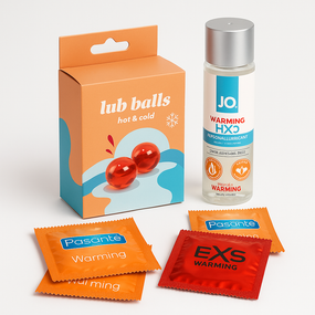 COMBO набір зігріваючий - (Balls lub + System JO + EXS + Pasante) XL