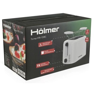 Тостер Hölmer Тостер Hlmer HTB-125RC 6 режимів нагріву 650Вт (HTB-125RC) | Зображення 7