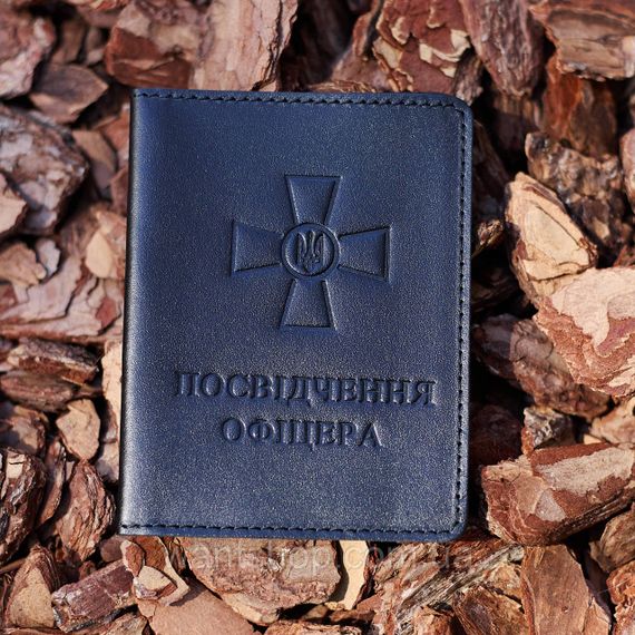 Набір шкіряних обкладинок для посвідчення офіцера, учасника бойових дій та військового квитка  42476 | Зображення 1