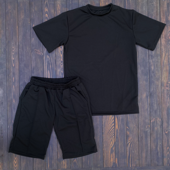 Комплект мустанг лето чёрный S XL