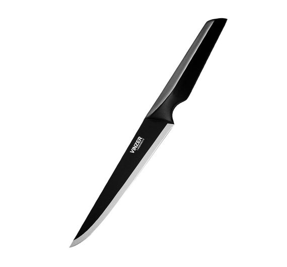 Нож для мяса Vinzer (Винзер) Geometry Nero Line 20.3 см (50303)