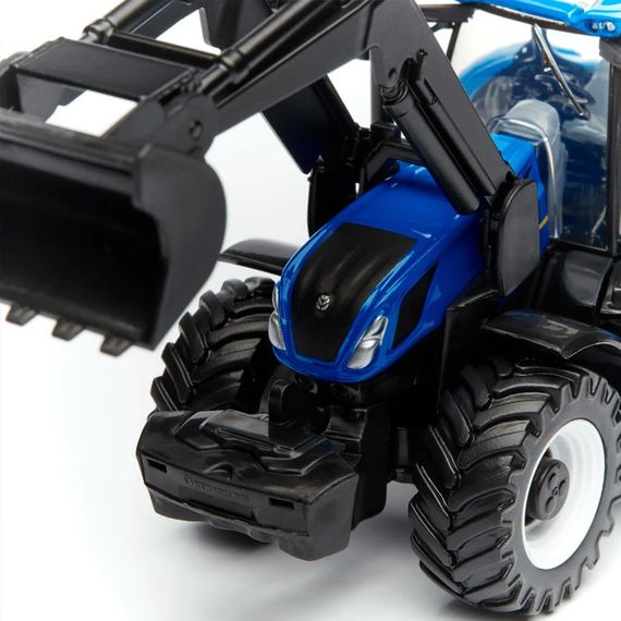 Дитяча іграшка Трактор "New Holland T7.315" Bburago 18-31632 з фронтальним навантажувачем | Зображення 3