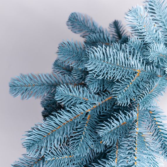 Штучний різдвяний вінок Блакитний Святковий 60 см TD-VINBL | Зображення 2