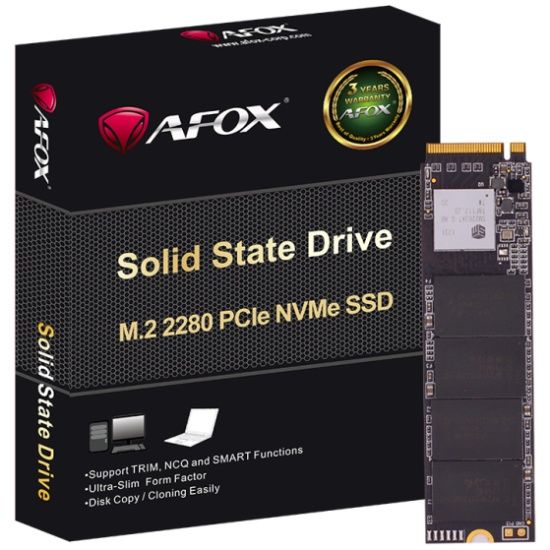 SSD 256Gb AFox ME300 M.2 2280 PCIe NVMe Gen 3x4 3D TLC NAND, Retail | Зображення 2