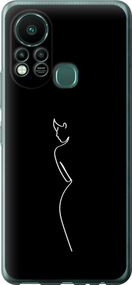 Чехол на Infinix Hot 11S Силуэт1 "4590u-2757-17620"