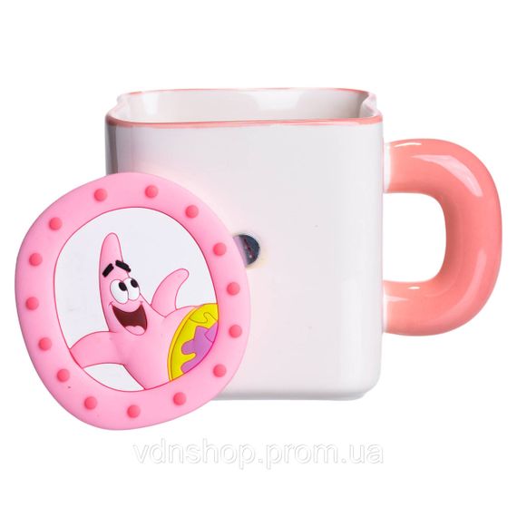 Фарфоровая чашка "Патрик" с магнитным декором 500 мл, Кружка детская чашка из фарфора на подарок FM-12P | Зображення 1