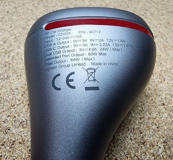 Автомобільний зарядний пристрій Ugreen CD204 Car Charger 2 x USB Ports | Зображення 7