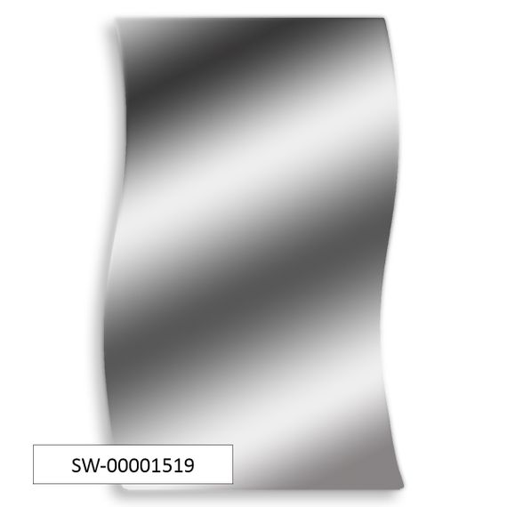 Дзеркальна наліпка (акрил) 3D 27*42cm*2mm  Silver (S) SW-00001519 | Зображення 6