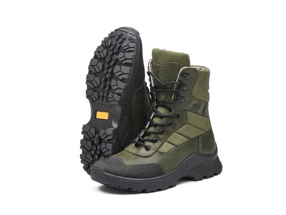 Тактичні демісезонні берці мембрана winterfrost 250 (-5 +21)  олива | Зображення 2