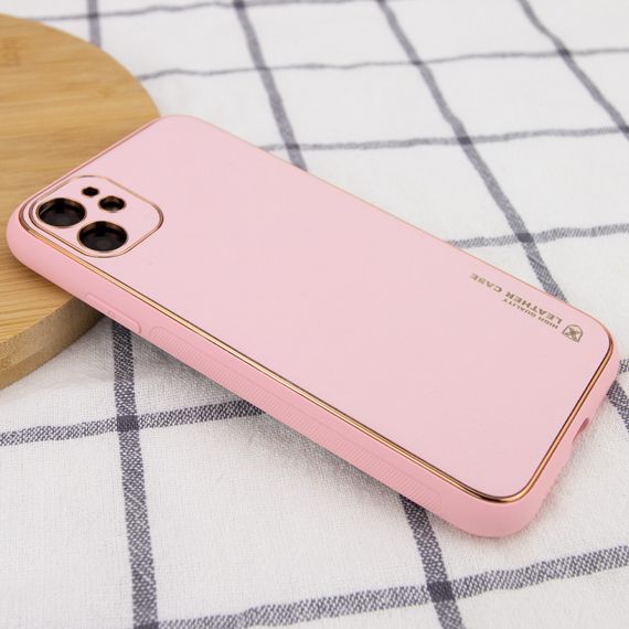 Шкіряний чохол Xshield для Apple iPhone 11 (6.1") Рожевий / Pink | Зображення 1