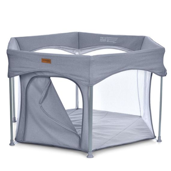 Детский манеж SWIFT 6 ME 1195 Gray 145х117х74 см | Зображення 1