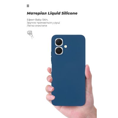Чехол для мобильного телефона Armorstandart ICON Tecno Spark Go 2 4G Camera cover Dark Blue (ARM88246) | Зображення 6