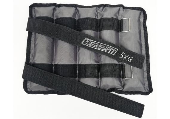 Обтяжувачі EasyFit 2 х 5 кг для ніг та рук з металом (EF-AWTМ-500) | Зображення 3
