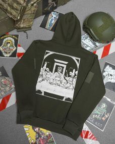 Худі CELEO на флісі олива diner ВТ3889