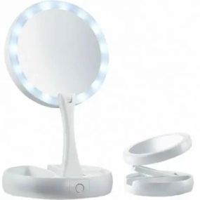 Дзеркало для макіяжу з LED підсвічуванням My Foldaway Mirror