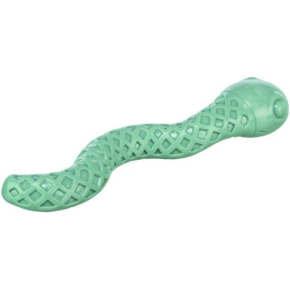 Іграшка Trixie для собак Змія для ласощів термопластична гума 27 см зелена | Зображення 2