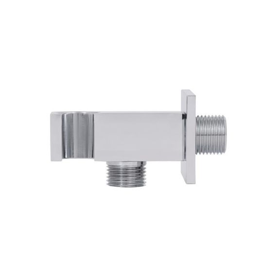 Підключення з тримачем для шланга Qtap Spojeni прямоугольне QTCRMBH130 Chrome (Fixsit) | Зображення 3