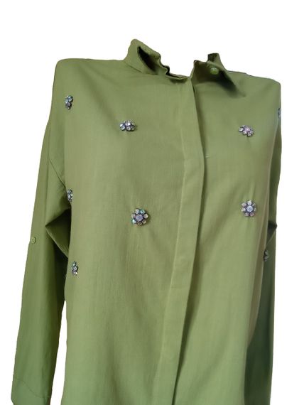 Сорочка М&M зелений розмір М (213839) | Зображення 1