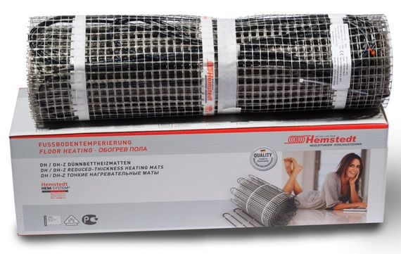 Тепла підлога комплект терморегулятор E51 + нагрівальний мат Hemstedt DH - 8,0 м2 (1200 Вт) | Зображення 2