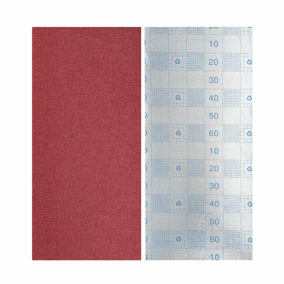 Лляні теплі шпалери на самоклейці 2800х650х2мм Бардо меланж (D) SW-00001492 | Зображення 3