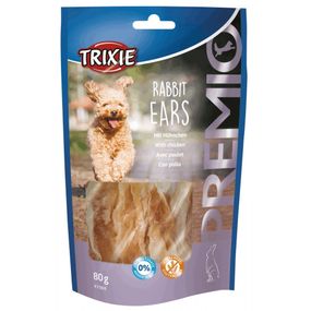 Ласощі для собак кролячі вуха з качкою Trixie Premio Rabbit Ears, 80 гр