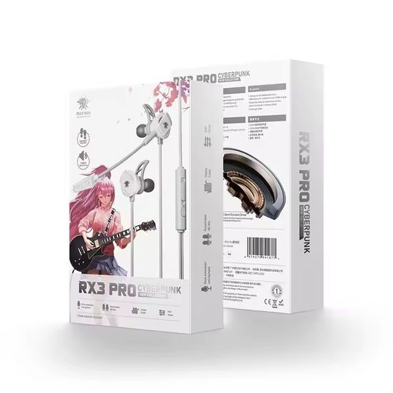 Дротові ігрові навушники з мікрофоном Plextone RX3 PRO CYBERPUNK 3,5 mini-jack | Зображення 6