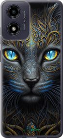 Чохол на Motorola Moto G04 Кішка "5548u-3747-2448"