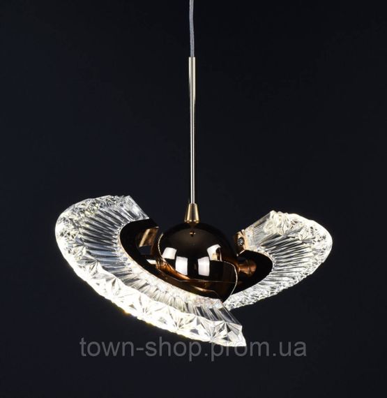 Люстра потолочная LED JU01 Золото 25-120х18х18 см. | Зображення 3