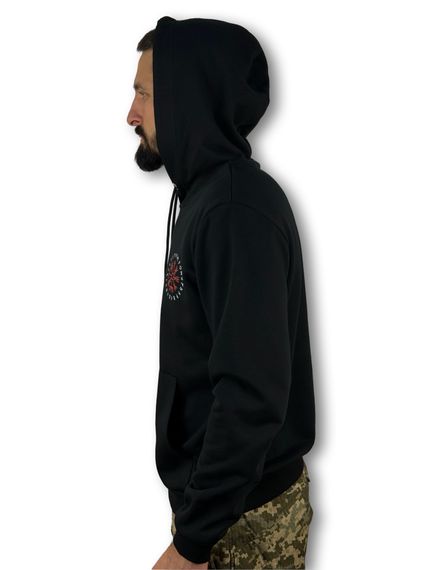 Чорна ХУДІ з принтом AGYSHJALM Розмір XXL | Зображення 6