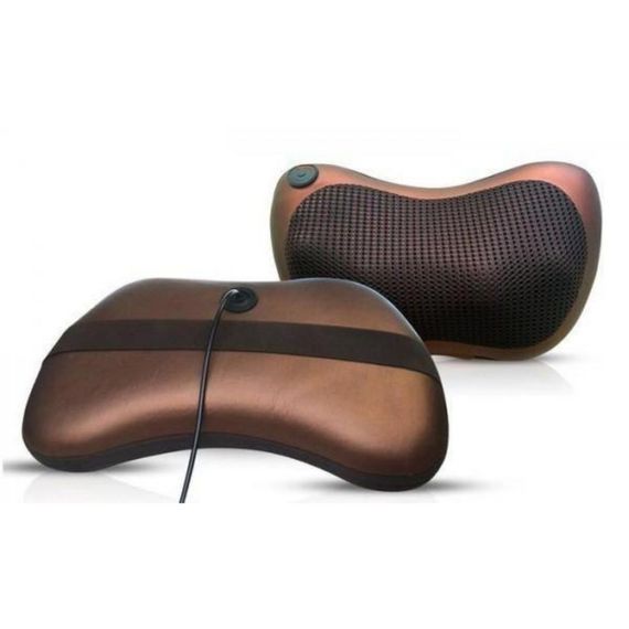 Автомобильная массажёр-подушка для шеи XPRO Massage pillow CHM-8028 роликовый коричневый (MER-13123_329) | Зображення 2